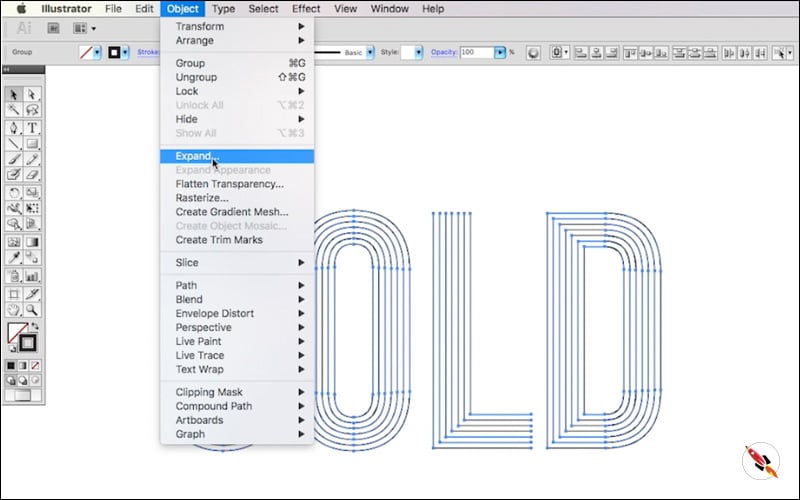 lined text illustrator tutorial | DeepTuts